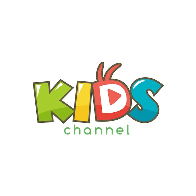 Modèle De Logo De Canal Enfants.