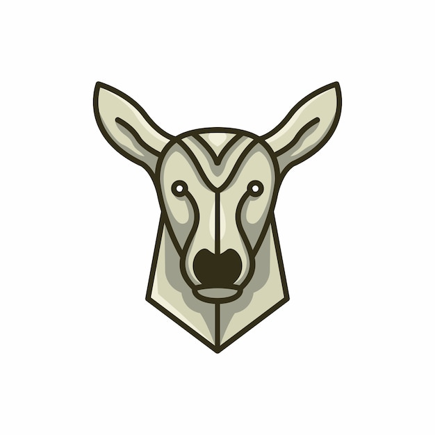 Modèle de logo de cerf