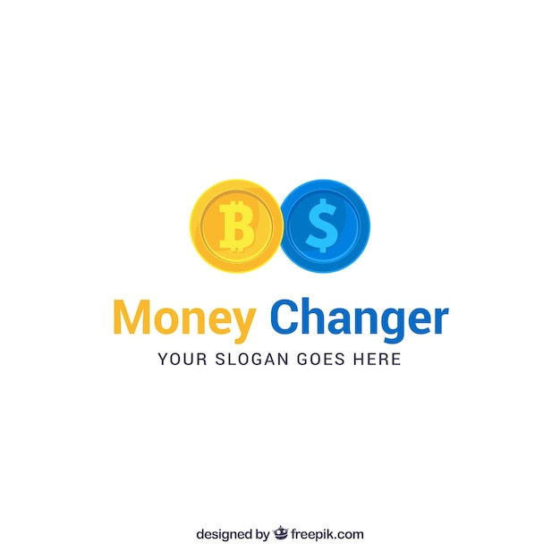 Modèle De Logo De Changeur D'argent