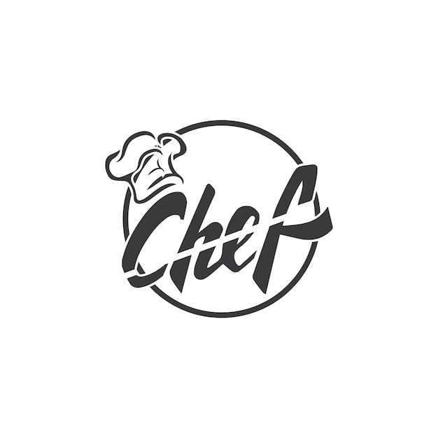 Modèle De Logo De Chef De Chapeau