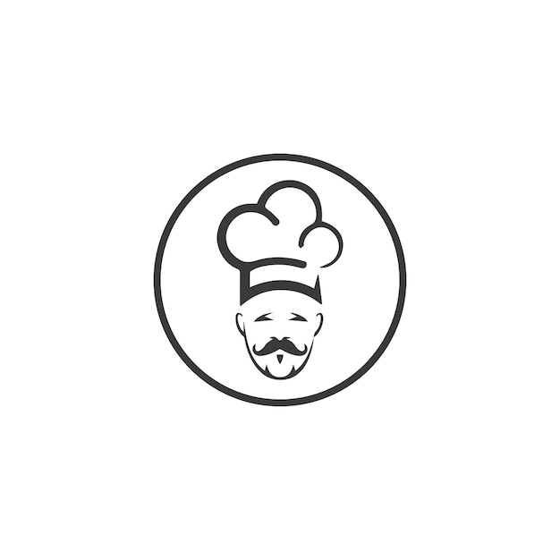 Modèle De Logo De Chef De Chapeau