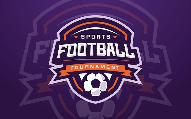 Modèle De Logo De Club De Football Professionnel Pour équipe Sportive