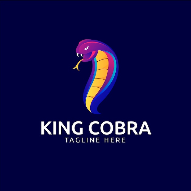 Modèle De Logo Cobra Dégradé