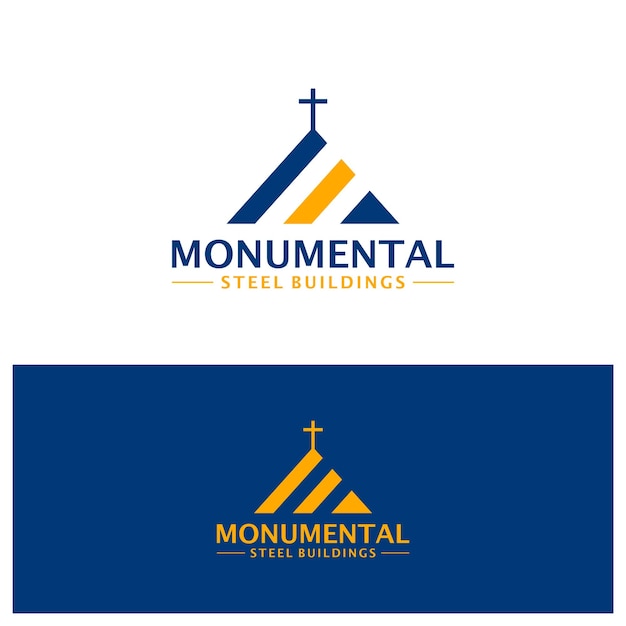 Modèle de logo de construction Conception de logo d'église créative vecteur Concepts de logo de maison