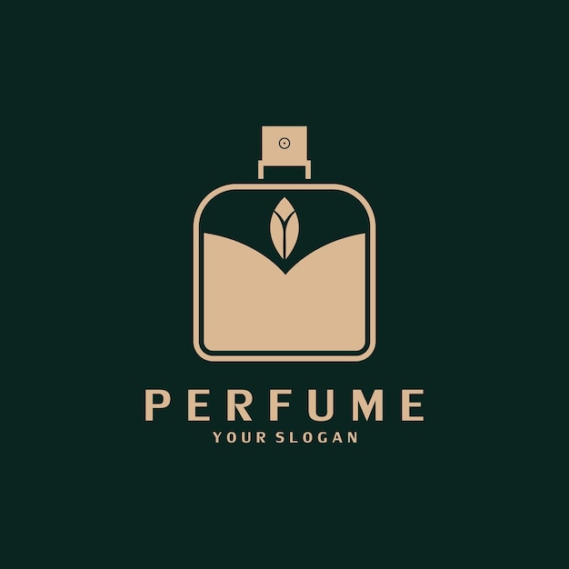 Vecteur modèle de logo créatif de bouteille de parfum vectoriel parfait pour votre entreprise ou marque de parfumerie