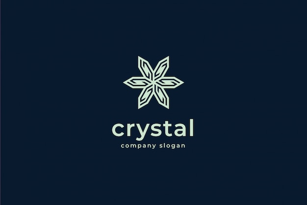 Modèle De Logo En Cristal