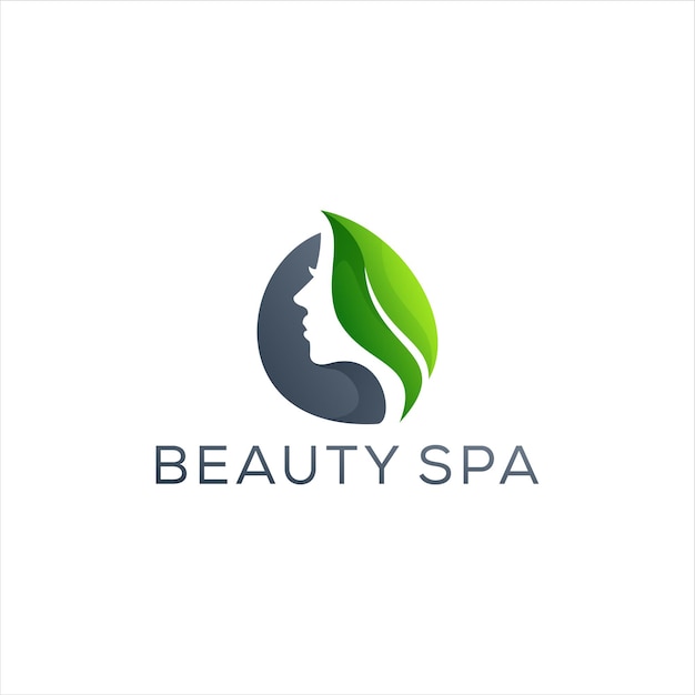 Modèle De Logo Dégradé Beauté Dame