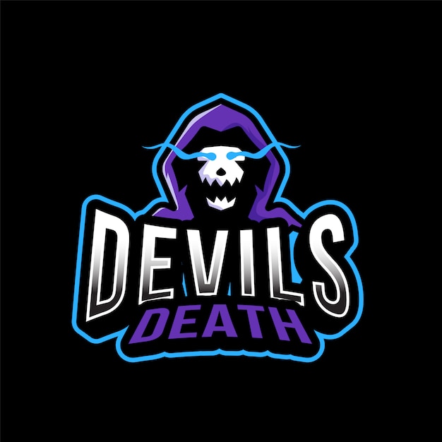 Modèle De Logo Devil Deaths Esport