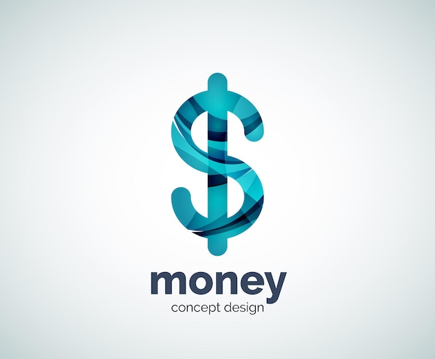 Modèle De Logo Dollar Vectoriel