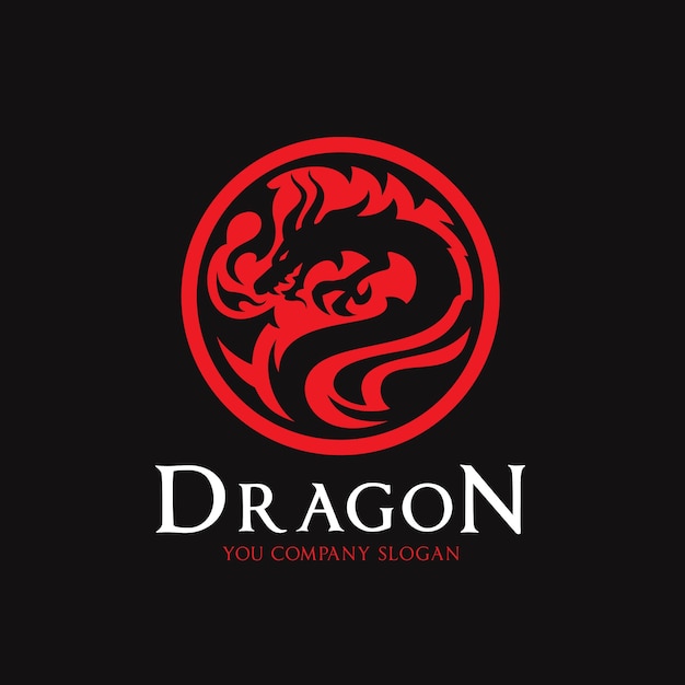 Modèle de Logo Dragon.