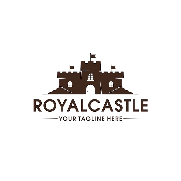 Modèle De Logo Du Château Royal