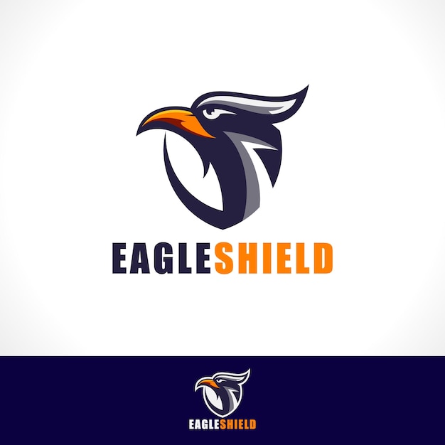 Modèle De Logo Eagle Shield E Sport