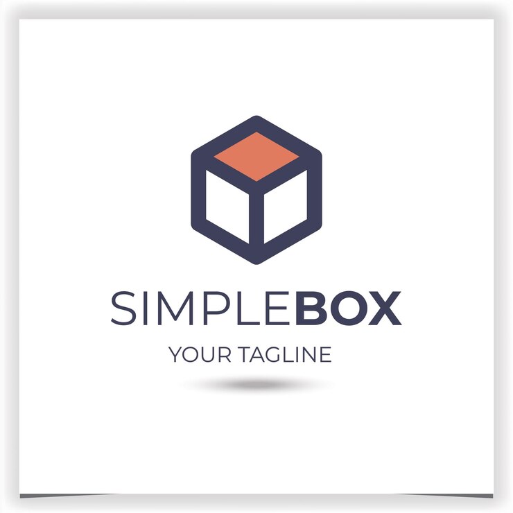 Vecteur modèle de logo de l'entreprise de la boîte vectorielle