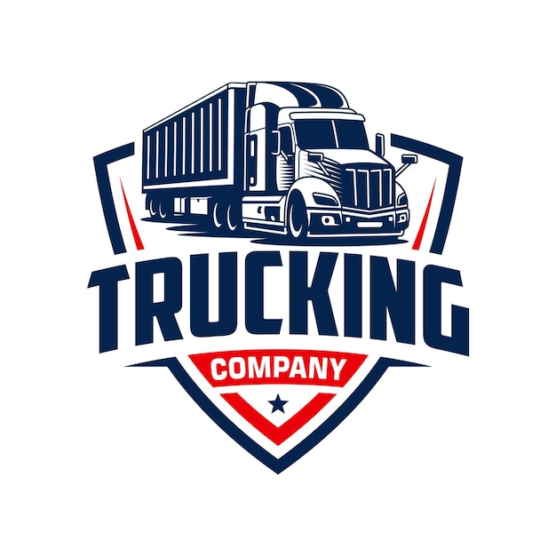 Modèle De Logo D'entreprise De Camionnage