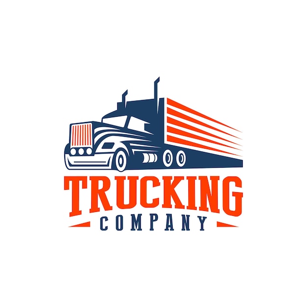 Modèle De Logo D'entreprise De Camionnage