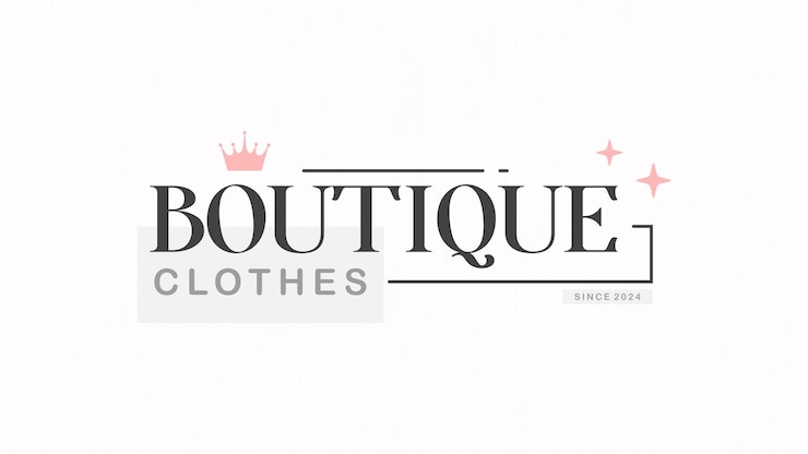 Vecteur modèle de logo d'entreprise, conception de marque de boutique de magasin de vêtements