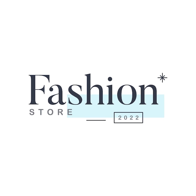 Modèle de logo d'entreprise, conception de marque de mode.