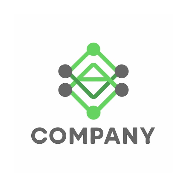Modèle de logo d'entreprise créatif de type minimaliste