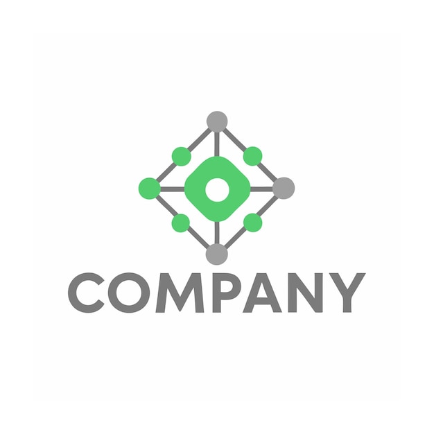 Modèle de logo d'entreprise créatif de type minimaliste