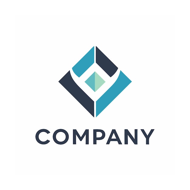 Modèle de logo d'entreprise créatif de type minimaliste