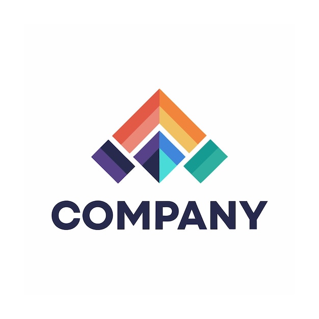 Modèle de logo d'entreprise créatif de type minimaliste