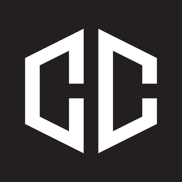 Modèle De Logo D'entreprise Creative Lettermark Cc