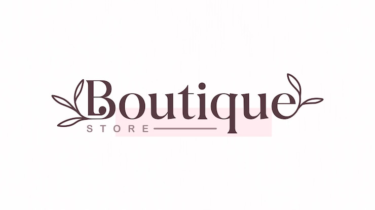 Vecteur modèle de logo d'entreprise design de marque de mode de boutique