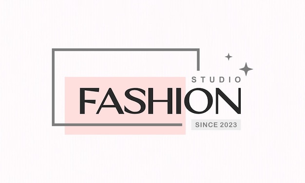 modèle de logo d'entreprise de design de mode
