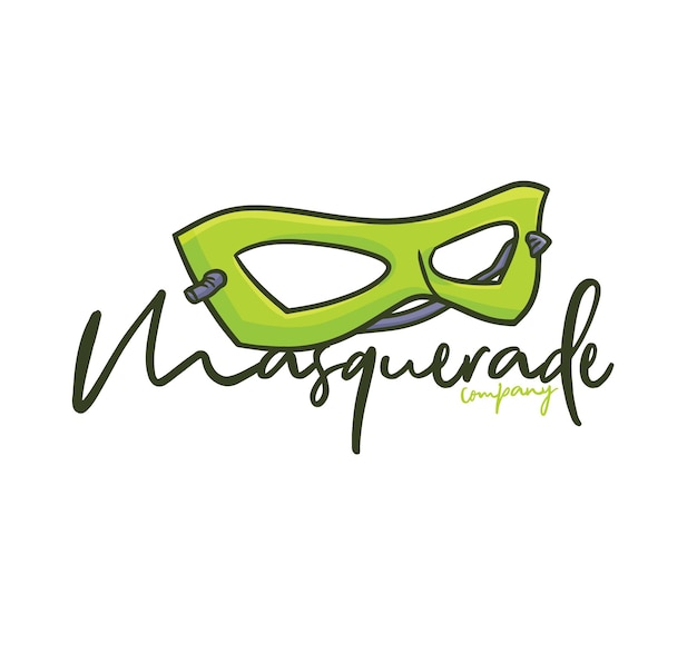 Modèle De Logo D'entreprise De Mascarade Cool