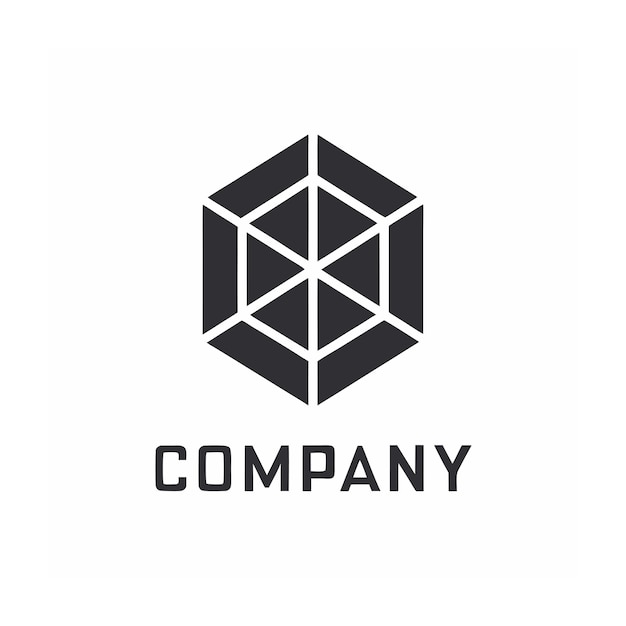 Modèle de logo d'entreprise minimaliste