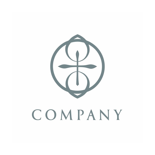 Modèle de logo d'entreprise minimaliste