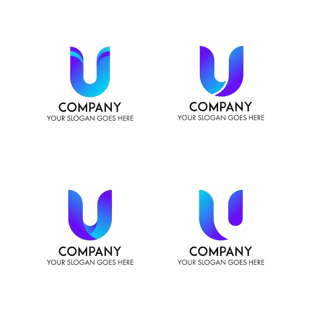 Modèle De Logo D'entreprise U