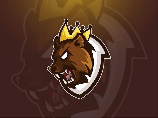 Modèle De Logo Esport Professionnel Head Bear