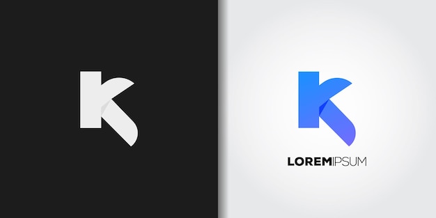 Modèle de logo faible k