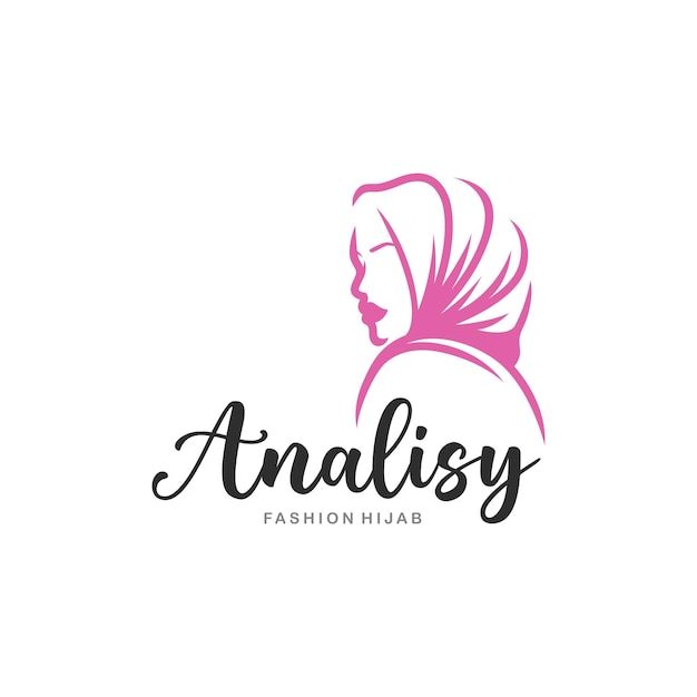 Modèle De Logo Femme Hijab Minimal