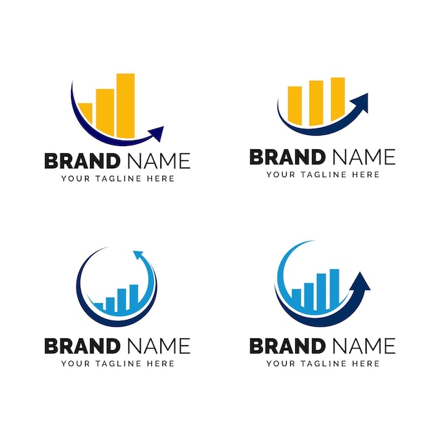 Modèle de logo de finances, illustration vectorielle de conception