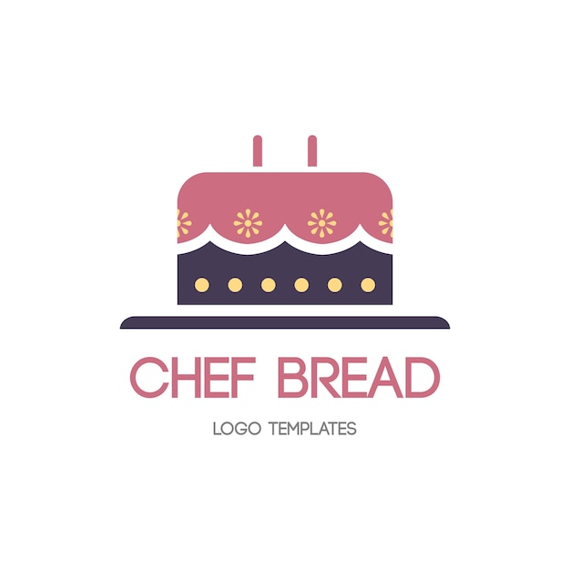 Modèle De Logo De Gâteau