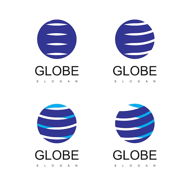 Modèle De Logo De Globe