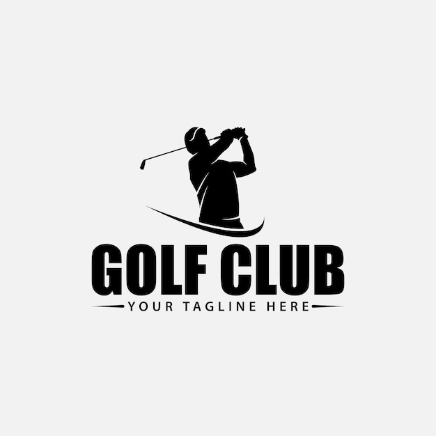 Modèle De Logo De Golf