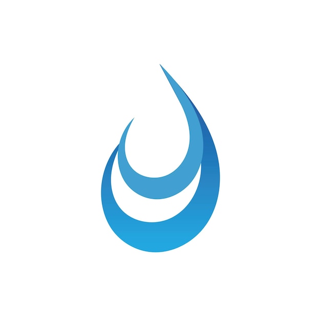 Modèle De Logo De Goutte D'eau