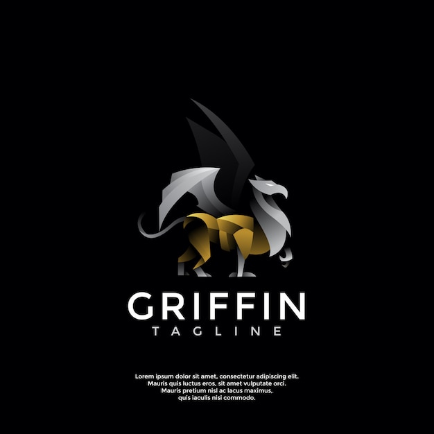 Modèle De Logo Griffin Moderne