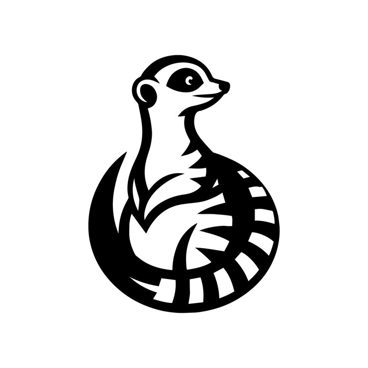 Vecteur modèle de logo kat meer icône d'identité de marque isolée graphique vectoriel abstrait 1