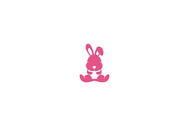 Vecteur modèle de logo de lapin 4