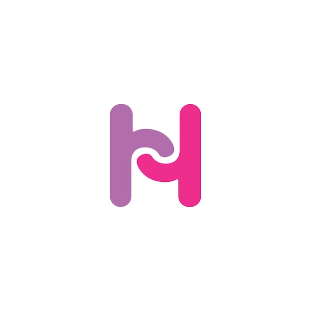 Modèle de Logo lettre H