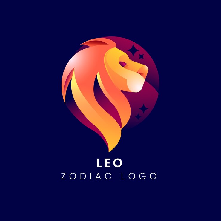 Modèle de logo Lion