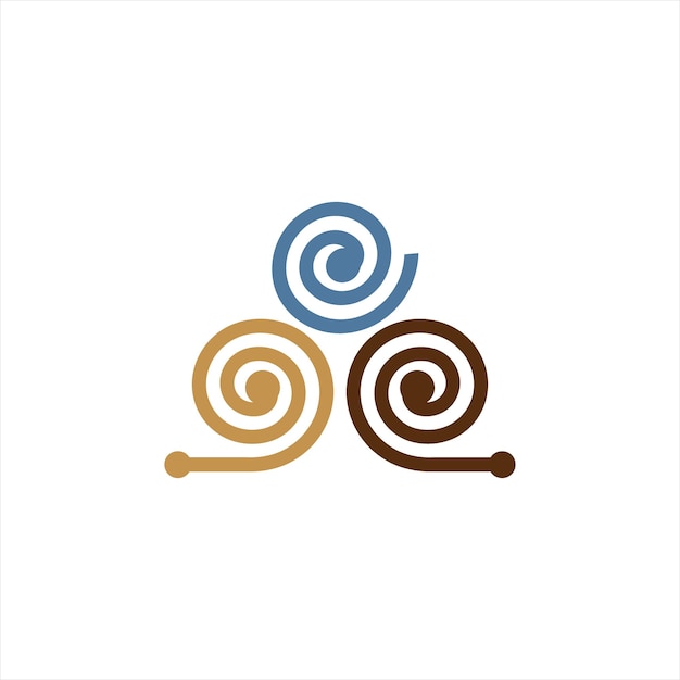 Modèle De Logo Logo Spirale