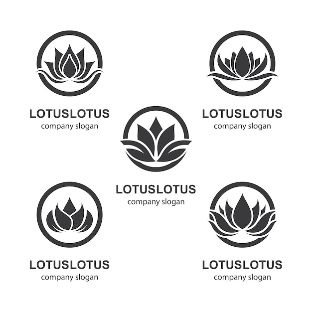 Modèle De Logo Lotus