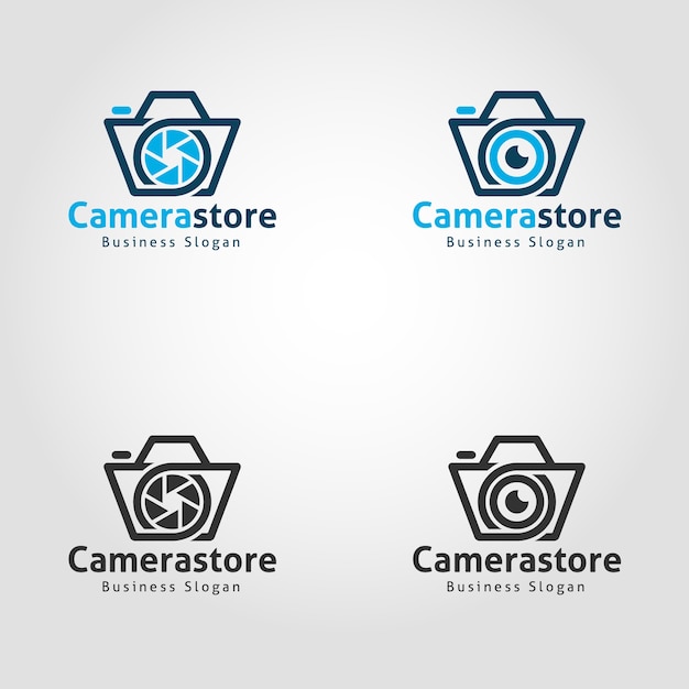 Modèle De Logo De Magasin De Caméra