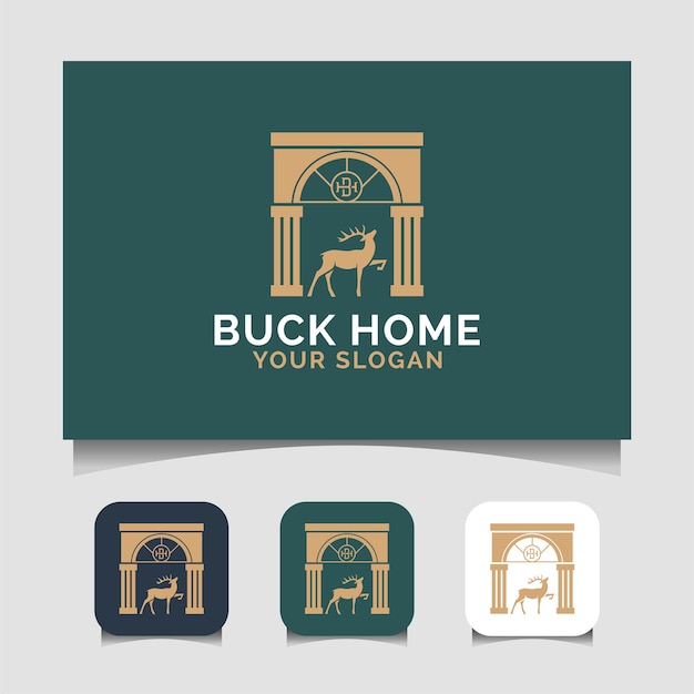 Modèle De Logo De Maison Buck