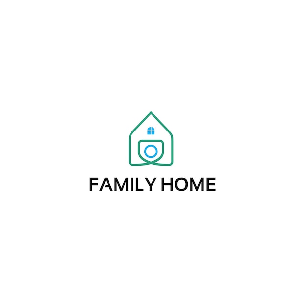 Modèle De Logo De Maison Familiale